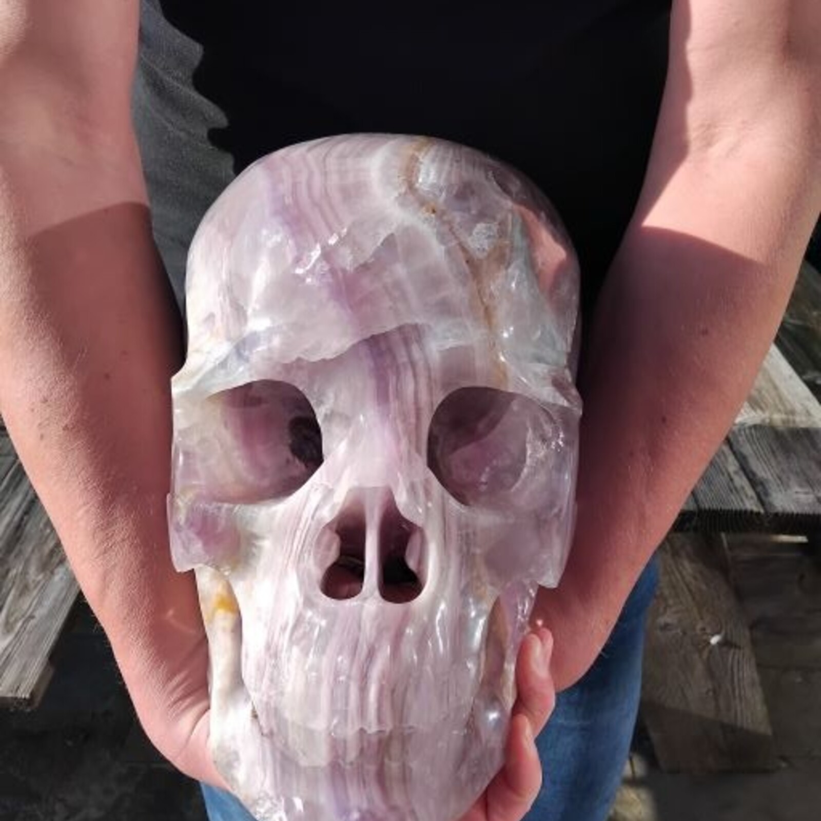 Amelia - Giant Fluorite Crystal Skull