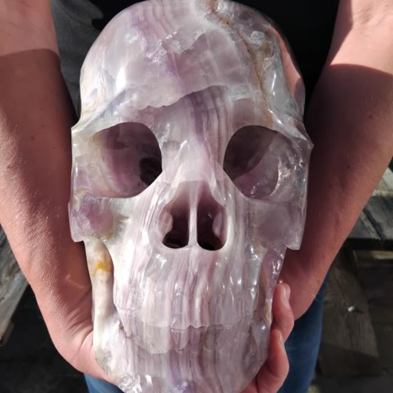 Amelia - Giant Fluorite Crystal Skull