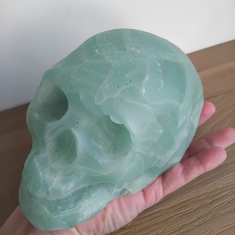 Green Jade Skull