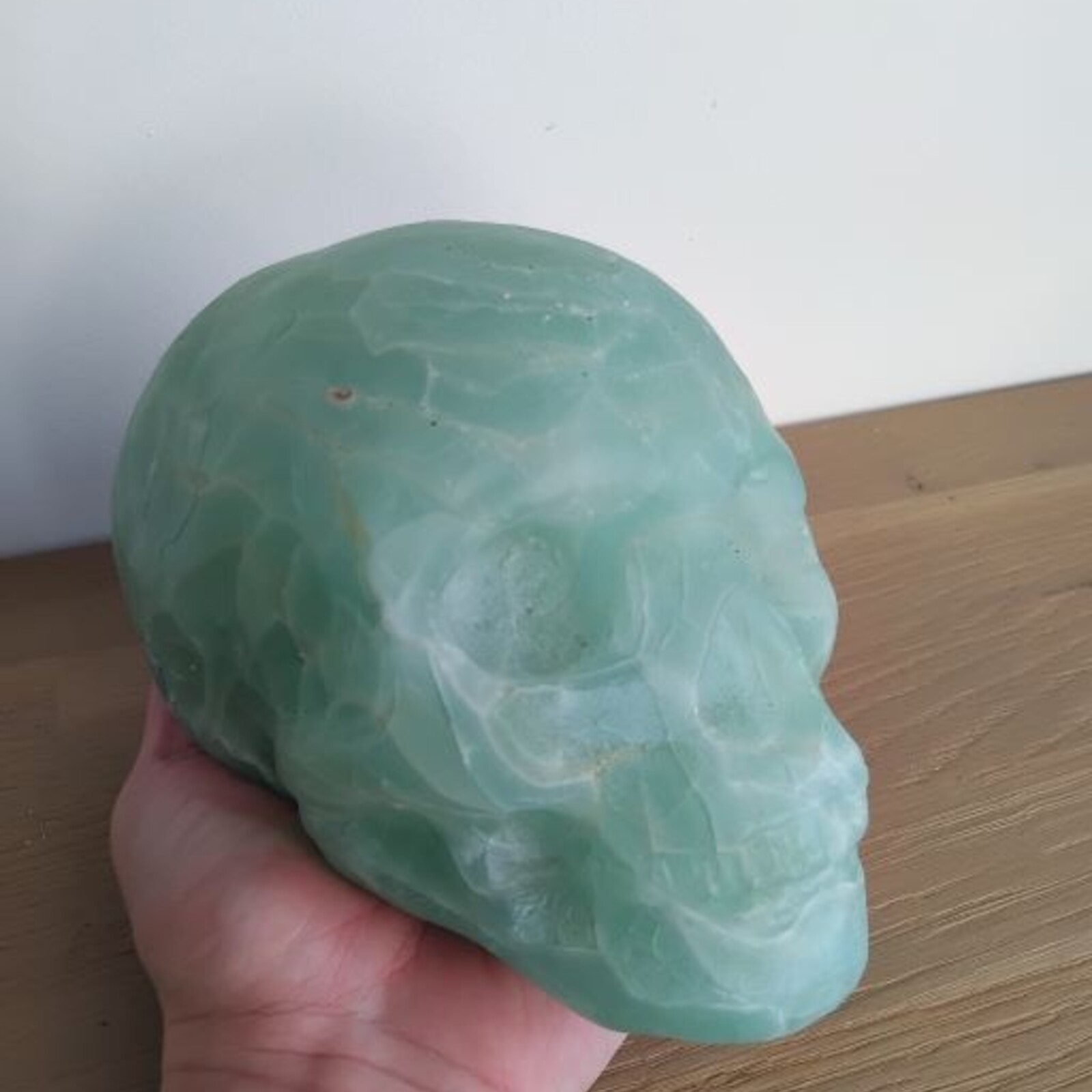 Green Jade Skull