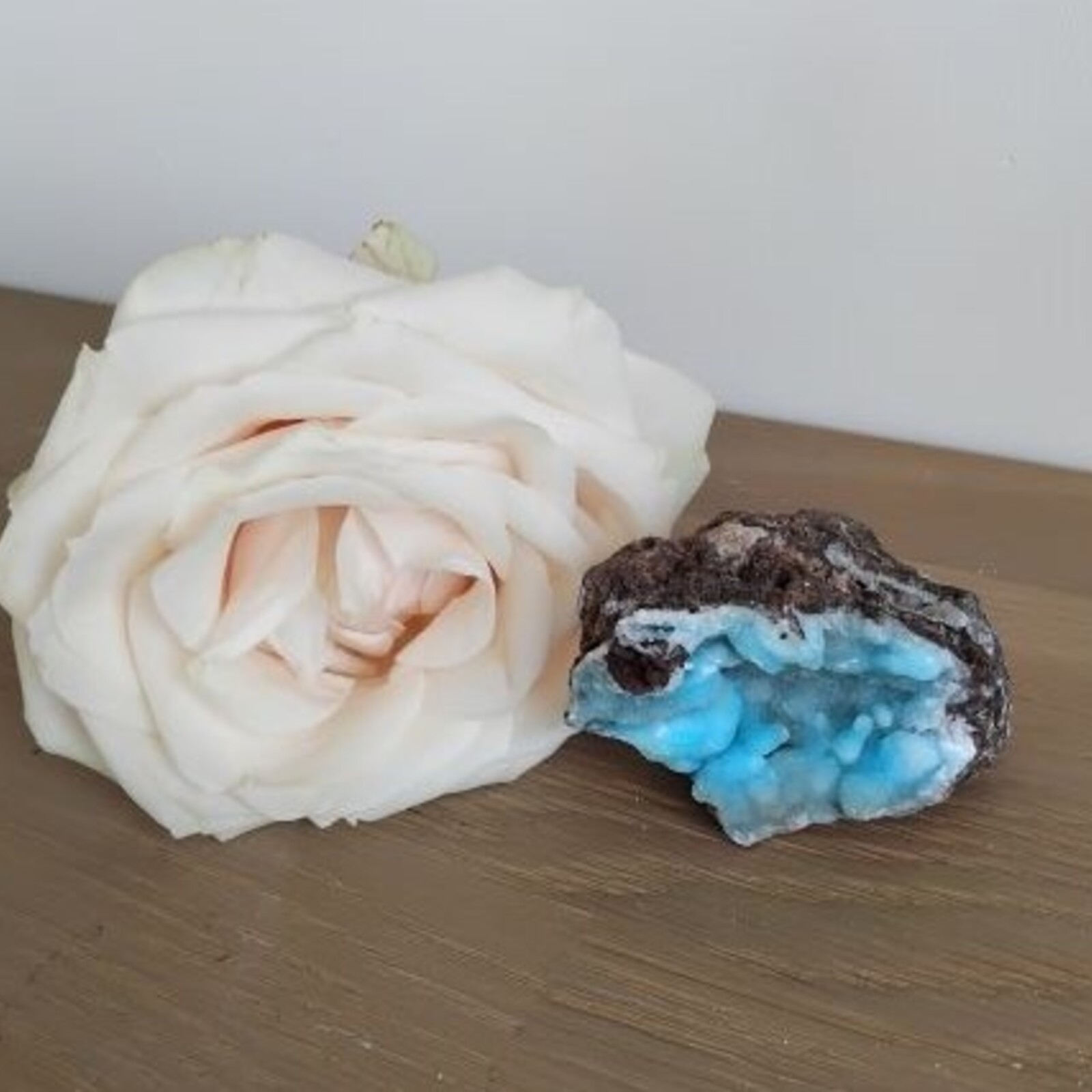 Larimar geode