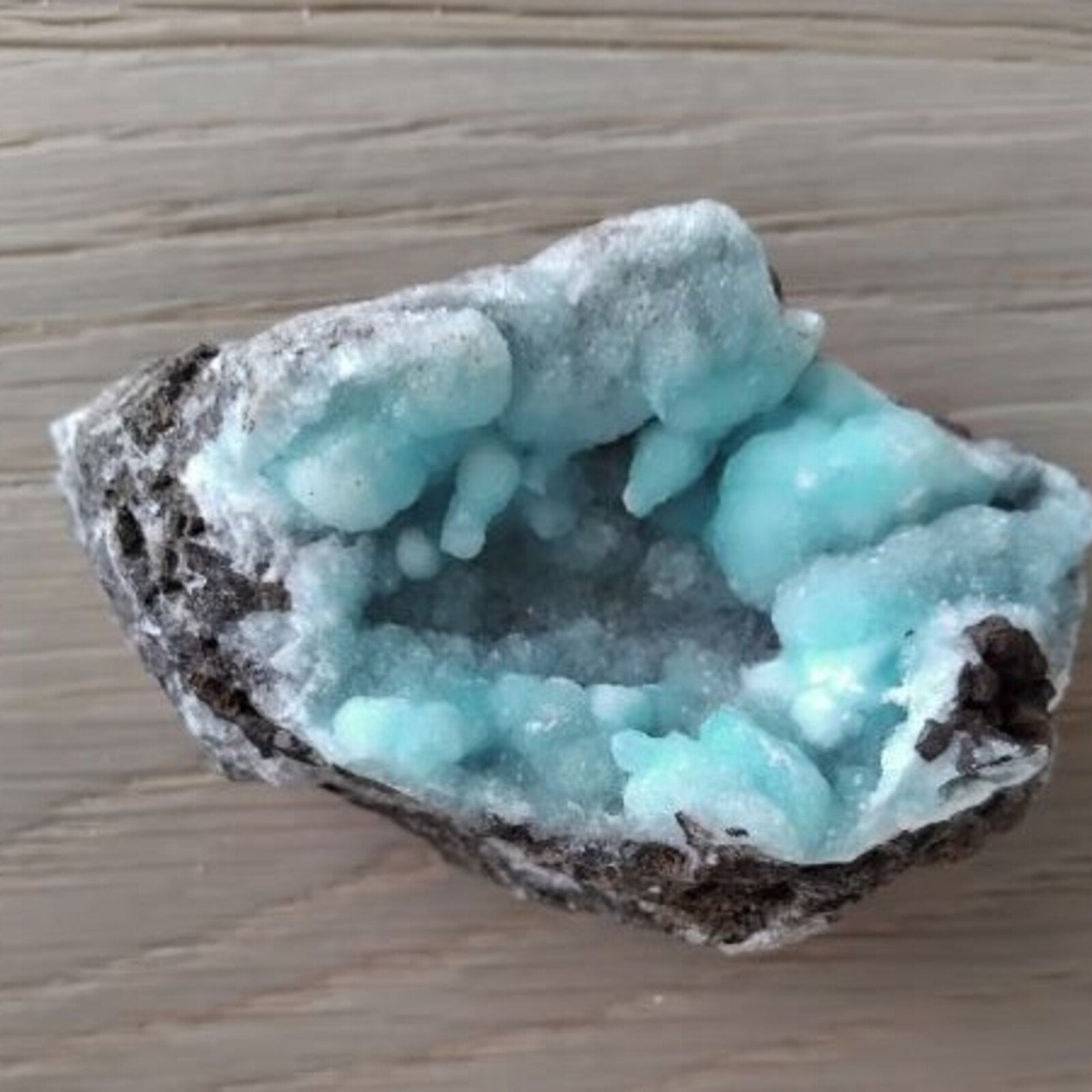 Larimar geode