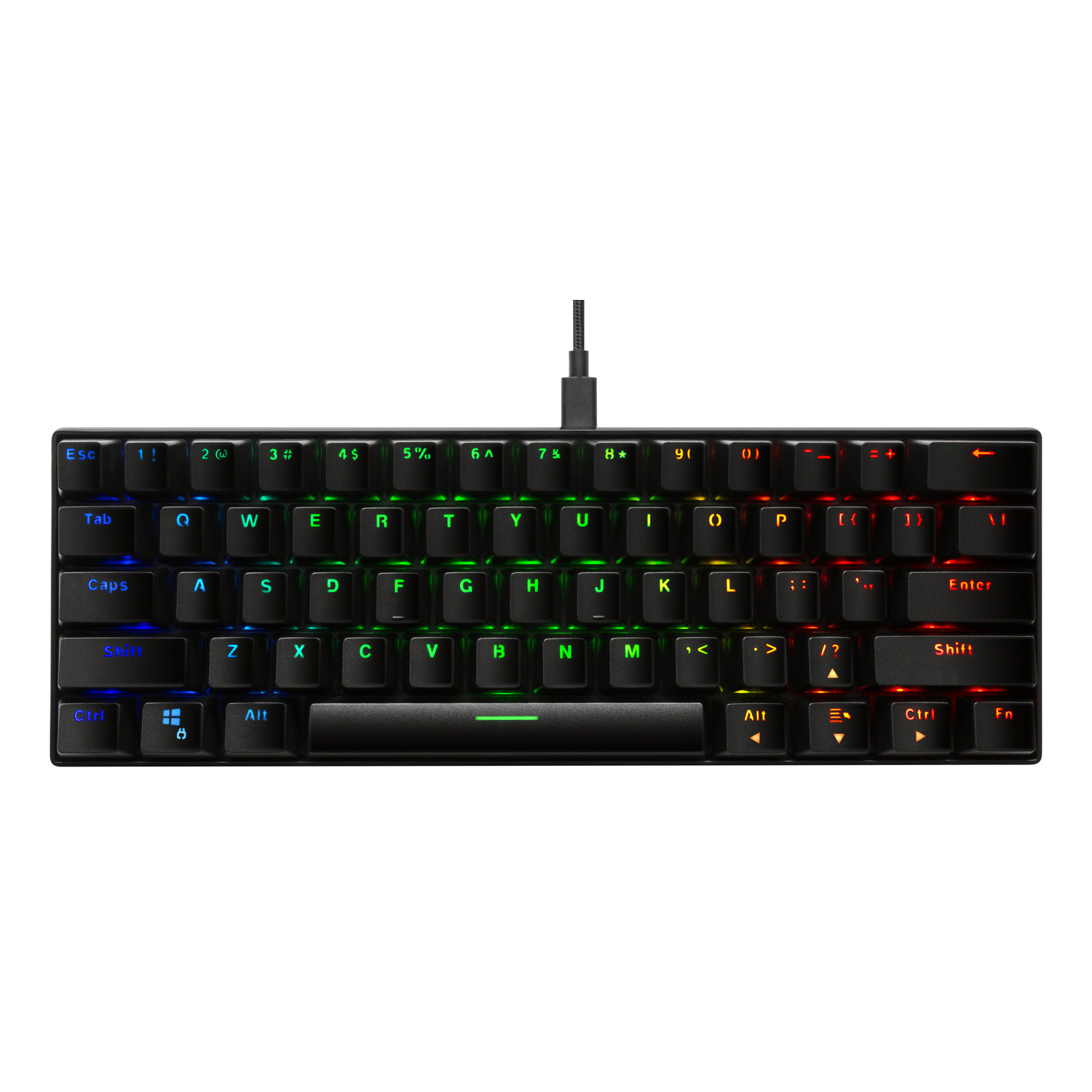 Deltaco Gaming Toetsenbord RGB QWERTY - Uw