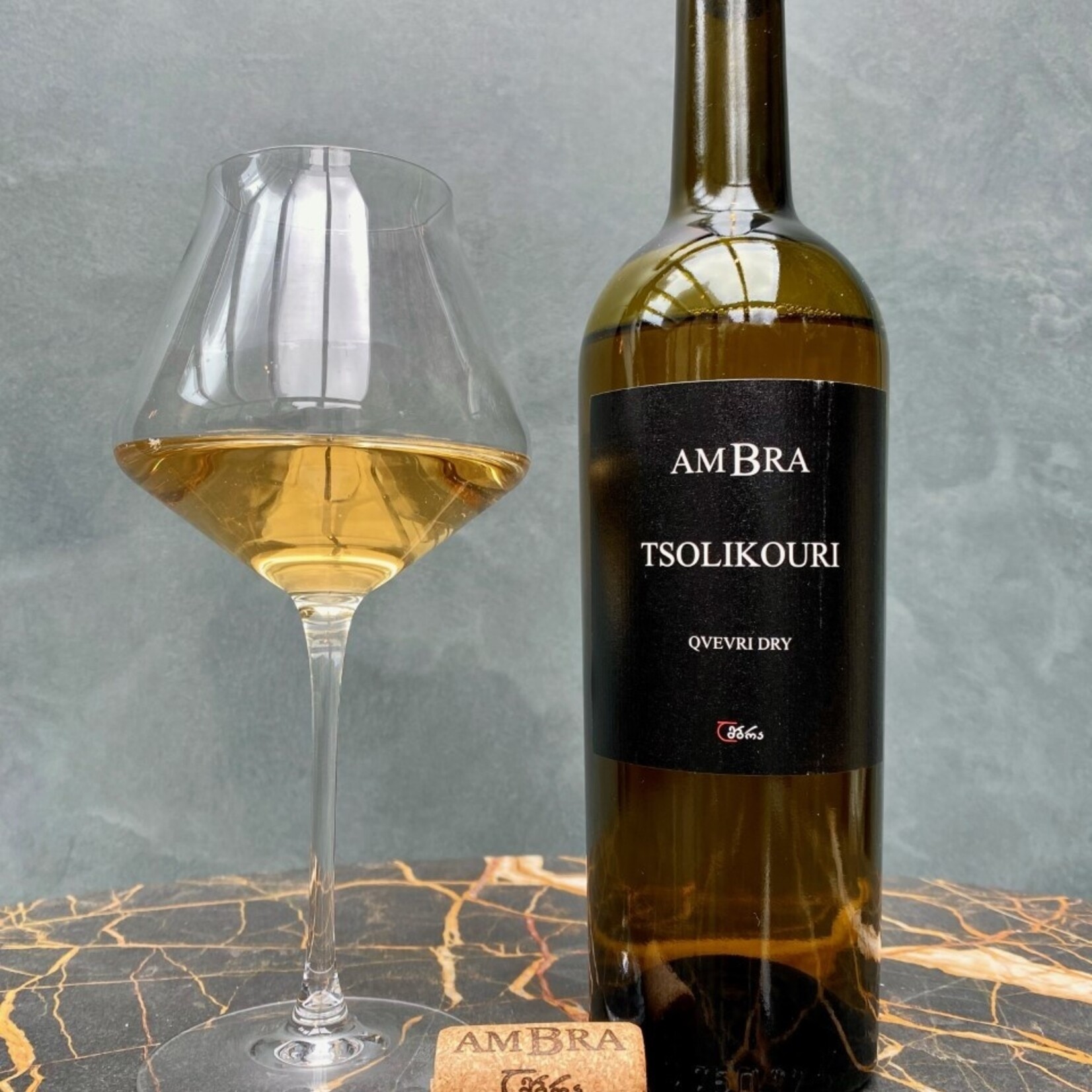 Tsolikouri AMBRA Qvevri, dry light amber wine