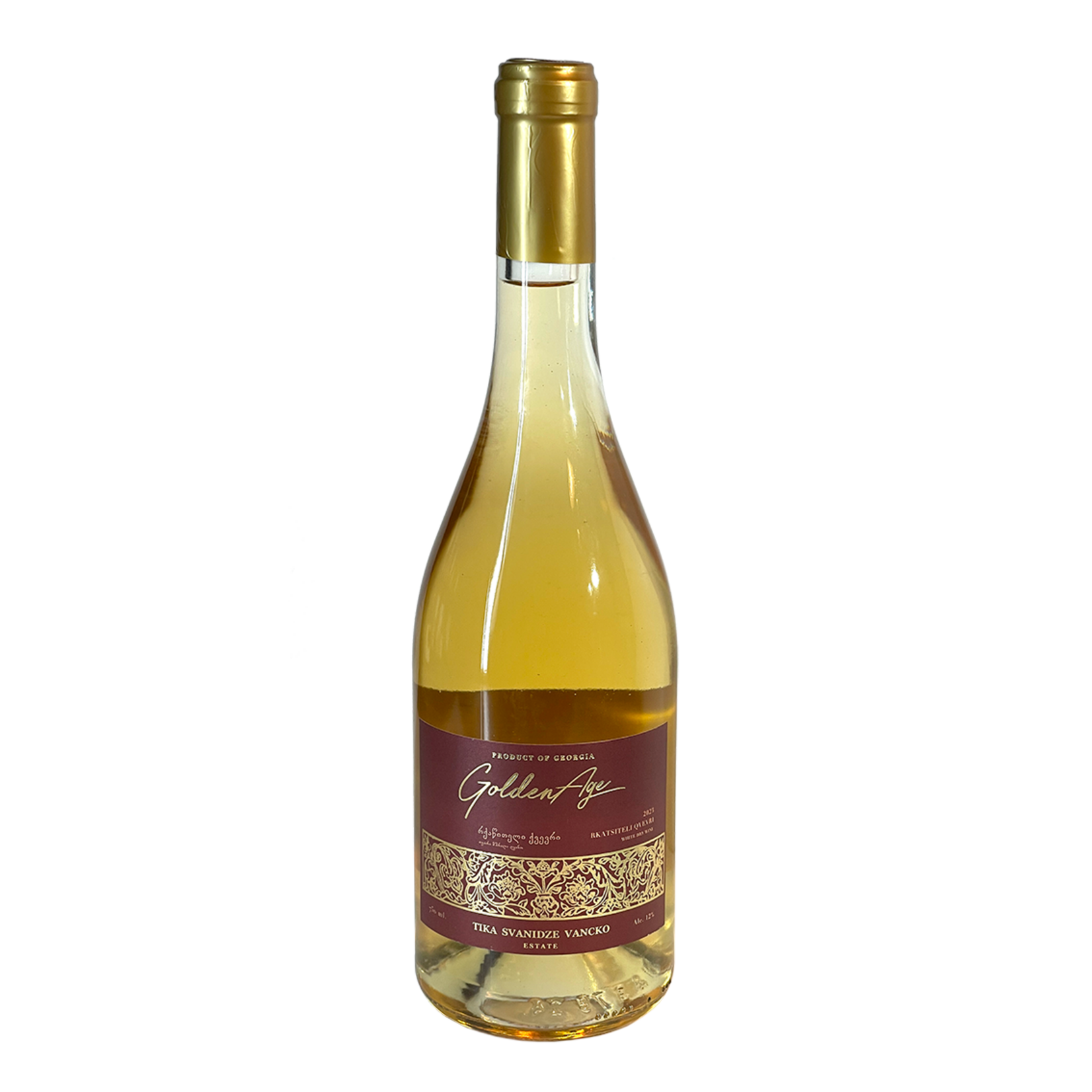 TSV Estate Winery Rkatsiteli / Golden Age dry white wine