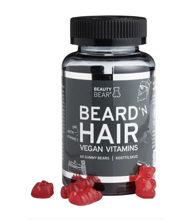 BEAUTY BEAR Hair Vitamines, 60 Gummies - MEN