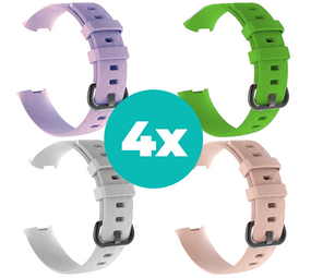 Strap-it Lila - Wit - Lichtroze - Groen Charge 4 / 3 bundel - Maat S/M