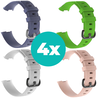 Strap-it Siliconen bandjes geschikt voor Fitbit Charge 4 bandje - Bundel van 4 bandjes - Sport bandje Geschikt voor Fitbit Charge 3 bandje - Set bandjes 4x Grijsblauw - Wit - Lichtroze - Groen - Maat S/M (Small) Strap-it Siliconen bandjes geschikt voor Fitbit Charge 4 bandje - Bundel van 4 bandjes - Sport bandje Geschikt voor Fitbit Charge 3 bandje - Set bandjes 4x Grijsblauw - Wit - Lichtroze - Groen - Maat S/M (Small)