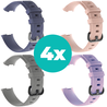 Strap-it Siliconen bandjes geschikt voor Fitbit Charge 4 bandje - Bundel van 4 bandjes - Sport bandje Geschikt voor Fitbit Charge 3 bandje - Set bandjes 4x Grijsblauw - Grijs - Lila - Lichtroze - Maat S/M (Small) Strap-it Siliconen bandjes geschikt voor Fitbit Charge 4 bandje - Bundel van 4 bandjes - Sport bandje Geschikt voor Fitbit Charge 3 bandje - Set bandjes 4x Grijsblauw - Grijs - Lila - Lichtroze - Maat S/M (Small)
