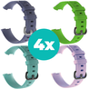 Strap-it Siliconen bandjes geschikt voor Fitbit Charge 4 bandje - Bundel van 4 bandjes - Sport bandje Geschikt voor Fitbit Charge 3 bandje - Set bandjes 4x Grijsblauw - Aqua - Lila - Groen - Maat S/M (Small) Strap-it Siliconen bandjes geschikt voor Fitbit Charge 4 bandje - Bundel van 4 bandjes - Sport bandje Geschikt voor Fitbit Charge 3 bandje - Set bandjes 4x Grijsblauw - Aqua - Lila - Groen - Maat S/M (Small)