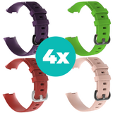 Strap-it Paars - Rood - Lichtroze - Groen Charge 4 / 3 bundel - Maat S/M