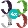 Strap-it Siliconen bandjes geschikt voor Fitbit Charge 4 bandje - Bundel van 4 bandjes - Sport bandje Geschikt voor Fitbit Charge 3 bandje - Set bandjes 4x Paars - Wit - Rood - Groen - Maat S/M (Small) Strap-it Siliconen bandjes geschikt voor Fitbit Charge 4 bandje - Bundel van 4 bandjes - Sport bandje Geschikt voor Fitbit Charge 3 bandje - Set bandjes 4x Paars - Wit - Rood - Groen - Maat S/M (Small)