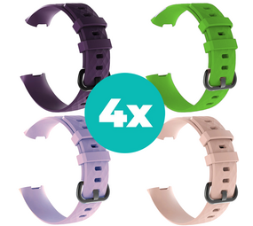 Strap-it Paars - Lila - Lichtroze - Groen Charge 4 / 3 bundel - Maat S/M