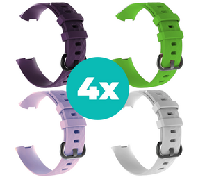 Strap-it Paars - Lila - Wit - Groen Charge 4 / 3 bundel - Maat S/M