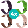 Strap-it Siliconen bandjes geschikt voor Fitbit Charge 4 bandje - Bundel van 4 bandjes - Sport bandje Geschikt voor Fitbit Charge 3 bandje - Set bandjes 4x Paars - Bruin - Lichtroze - Groen - Maat S/M (Small) Strap-it Siliconen bandjes geschikt voor Fitbit Charge 4 bandje - Bundel van 4 bandjes - Sport bandje Geschikt voor Fitbit Charge 3 bandje - Set bandjes 4x Paars - Bruin - Lichtroze - Groen - Maat S/M (Small)