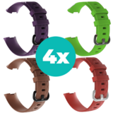 Strap-it Paars - Bruin - Rood - Groen Charge 4 / 3 bundel - Maat S/M