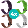 Strap-it Siliconen bandjes geschikt voor Fitbit Charge 4 bandje - Bundel van 4 bandjes - Sport bandje Geschikt voor Fitbit Charge 3 bandje - Set bandjes 4x Paars - Bruin - Wit - Groen - Maat S/M (Small) Strap-it Siliconen bandjes geschikt voor Fitbit Charge 4 bandje - Bundel van 4 bandjes - Sport bandje Geschikt voor Fitbit Charge 3 bandje - Set bandjes 4x Paars - Bruin - Wit - Groen - Maat S/M (Small)