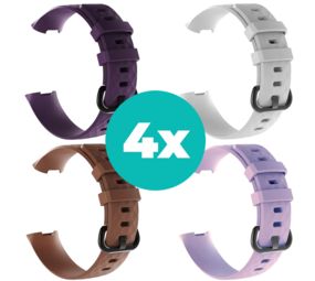 Strap-it Paars - Bruin - Lila - Wit Charge 4 / 3 bundel - Maat S/M