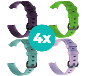 Strap-it Paars - Aqua - Lila - Groen Charge 4 / 3 bundel - Maat S/M