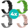 Strap-it Siliconen bandjes geschikt voor Fitbit Charge 4 bandje - Bundel van 4 bandjes - Sport bandje Geschikt voor Fitbit Charge 3 bandje - Set bandjes 4x Zwart - Grijs - Lichtroze - Groen - Maat S/M (Small) Strap-it Siliconen bandjes geschikt voor Fitbit Charge 4 bandje - Bundel van 4 bandjes - Sport bandje Geschikt voor Fitbit Charge 3 bandje - Set bandjes 4x Zwart - Grijs - Lichtroze - Groen - Maat S/M (Small)