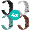 Strap-it Siliconen bandjes geschikt voor Fitbit Charge 4 bandje - Bundel van 4 bandjes - Sport bandje Geschikt voor Fitbit Charge 3 bandje - Set bandjes 4x Zwart - Aqua - Bruin - Wit - Maat S/M (Small) Strap-it Siliconen bandjes geschikt voor Fitbit Charge 4 bandje - Bundel van 4 bandjes - Sport bandje Geschikt voor Fitbit Charge 3 bandje - Set bandjes 4x Zwart - Aqua - Bruin - Wit - Maat S/M (Small)