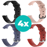 Strap-it Siliconen bandjes geschikt voor Fitbit Charge 4 bandje - Bundel van 4 bandjes - Sport bandje Geschikt voor Fitbit Charge 3 bandje - Set bandjes 4x Zwart - Grijsblauw - Rood - Lichtroze - Maat S/M (Small) Strap-it Siliconen bandjes geschikt voor Fitbit Charge 4 bandje - Bundel van 4 bandjes - Sport bandje Geschikt voor Fitbit Charge 3 bandje - Set bandjes 4x Zwart - Grijsblauw - Rood - Lichtroze - Maat S/M (Small)