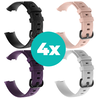 Strap-it Siliconen bandjes geschikt voor Fitbit Charge 4 bandje - Bundel van 4 bandjes - Sport bandje Geschikt voor Fitbit Charge 3 bandje - Set bandjes 4x Zwart - Paars - Wit - Lichtroze - Maat S/M (Small) Strap-it Siliconen bandjes geschikt voor Fitbit Charge 4 bandje - Bundel van 4 bandjes - Sport bandje Geschikt voor Fitbit Charge 3 bandje - Set bandjes 4x Zwart - Paars - Wit - Lichtroze - Maat S/M (Small)