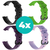 Strap-it Siliconen bandjes geschikt voor Fitbit Charge 4 bandje - Bundel van 4 bandjes - Sport bandje Geschikt voor Fitbit Charge 3 bandje - Set bandjes 4x Zwart - Paars - Lila - Groen - Maat S/M (Small) Strap-it Siliconen bandjes geschikt voor Fitbit Charge 4 bandje - Bundel van 4 bandjes - Sport bandje Geschikt voor Fitbit Charge 3 bandje - Set bandjes 4x Zwart - Paars - Lila - Groen - Maat S/M (Small)