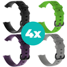 Strap-it Siliconen bandjes geschikt voor Fitbit Charge 4 bandje - Bundel van 4 bandjes - Sport bandje Geschikt voor Fitbit Charge 3 bandje - Set bandjes 4x Zwart - Paars - Grijs - Groen - Maat S/M (Small) Strap-it Siliconen bandjes geschikt voor Fitbit Charge 4 bandje - Bundel van 4 bandjes - Sport bandje Geschikt voor Fitbit Charge 3 bandje - Set bandjes 4x Zwart - Paars - Grijs - Groen - Maat S/M (Small)