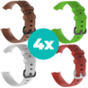 Strap-it Siliconen bandjes geschikt voor Fitbit Charge 4 bandje - Bundel van 4 bandjes - Sport bandje Geschikt voor Fitbit Charge 3 bandje - Set bandjes 4x Bruin - Wit - Rood - Groen - Maat M/L (Large) Strap-it Siliconen bandjes geschikt voor Fitbit Charge 4 bandje - Bundel van 4 bandjes - Sport bandje Geschikt voor Fitbit Charge 3 bandje - Set bandjes 4x Bruin - Wit - Rood - Groen - Maat M/L (Large)