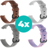 Strap-it Siliconen bandjes geschikt voor Fitbit Charge 4 bandje - Bundel van 4 bandjes - Sport bandje Geschikt voor Fitbit Charge 3 bandje - Set bandjes 4x Bruin - Grijs - Lila - Wit - Maat M/L (Large) Strap-it Siliconen bandjes geschikt voor Fitbit Charge 4 bandje - Bundel van 4 bandjes - Sport bandje Geschikt voor Fitbit Charge 3 bandje - Set bandjes 4x Bruin - Grijs - Lila - Wit - Maat M/L (Large)