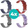 Strap-it Siliconen bandjes geschikt voor Fitbit Charge 4 bandje - Bundel van 4 bandjes - Sport bandje Geschikt voor Fitbit Charge 3 bandje - Set bandjes 4x Grijsblauw - Grijs - Lila - Rood - Maat M/L (Large) Strap-it Siliconen bandjes geschikt voor Fitbit Charge 4 bandje - Bundel van 4 bandjes - Sport bandje Geschikt voor Fitbit Charge 3 bandje - Set bandjes 4x Grijsblauw - Grijs - Lila - Rood - Maat M/L (Large)
