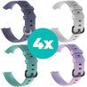 Strap-it Siliconen bandjes geschikt voor Fitbit Charge 4 bandje - Bundel van 4 bandjes - Sport bandje Geschikt voor Fitbit Charge 3 bandje - Set bandjes 4x Grijsblauw - Aqua - Lila - Wit - Maat M/L (Large) Strap-it Siliconen bandjes geschikt voor Fitbit Charge 4 bandje - Bundel van 4 bandjes - Sport bandje Geschikt voor Fitbit Charge 3 bandje - Set bandjes 4x Grijsblauw - Aqua - Lila - Wit - Maat M/L (Large)