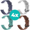 Strap-it Siliconen bandjes geschikt voor Fitbit Charge 4 bandje - Bundel van 4 bandjes - Sport bandje Geschikt voor Fitbit Charge 3 bandje - Set bandjes 4x Grijsblauw - Aqua - Bruin - Wit - Maat M/L (Large) Strap-it Siliconen bandjes geschikt voor Fitbit Charge 4 bandje - Bundel van 4 bandjes - Sport bandje Geschikt voor Fitbit Charge 3 bandje - Set bandjes 4x Grijsblauw - Aqua - Bruin - Wit - Maat M/L (Large)