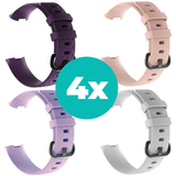 Strap-it Paars - Lila - Wit - Lichtroze Charge 4 / 3 bundel - Maat M/L