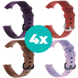 Strap-it Paars - Bruin - Lila - Rood Charge 4 / 3 bundel - Maat M/L