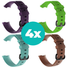 Strap-it Siliconen bandjes geschikt voor Fitbit Charge 4 bandje - Bundel van 4 bandjes - Sport bandje Geschikt voor Fitbit Charge 3 bandje - Set bandjes 4x Paars - Aqua - Bruin - Groen - Maat M/L (Large) Strap-it Siliconen bandjes geschikt voor Fitbit Charge 4 bandje - Bundel van 4 bandjes - Sport bandje Geschikt voor Fitbit Charge 3 bandje - Set bandjes 4x Paars - Aqua - Bruin - Groen - Maat M/L (Large)