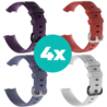 Strap-it Siliconen bandjes geschikt voor Fitbit Charge 4 bandje - Bundel van 4 bandjes - Sport bandje Geschikt voor Fitbit Charge 3 bandje - Set bandjes 4x Paars - Grijsblauw - Wit - Rood - Maat M/L (Large) Strap-it Siliconen bandjes geschikt voor Fitbit Charge 4 bandje - Bundel van 4 bandjes - Sport bandje Geschikt voor Fitbit Charge 3 bandje - Set bandjes 4x Paars - Grijsblauw - Wit - Rood - Maat M/L (Large)