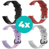 Strap-it Zwart - Lila - Wit - Rood Charge 4 / 3 bundel - Maat M/L