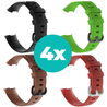 Strap-it Siliconen bandjes geschikt voor Fitbit Charge 4 bandje - Bundel van 4 bandjes - Sport bandje Geschikt voor Fitbit Charge 3 bandje - Set bandjes 4x Zwart - Bruin - Rood - Groen - Maat M/L (Large) Strap-it Siliconen bandjes geschikt voor Fitbit Charge 4 bandje - Bundel van 4 bandjes - Sport bandje Geschikt voor Fitbit Charge 3 bandje - Set bandjes 4x Zwart - Bruin - Rood - Groen - Maat M/L (Large)