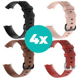 Strap-it Zwart - Bruin - Rood - Lichtroze Charge 4 / 3 bundel - Maat M/L