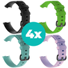 Strap-it Siliconen bandjes geschikt voor Fitbit Charge 4 bandje - Bundel van 4 bandjes - Sport bandje Geschikt voor Fitbit Charge 3 bandje - Set bandjes 4x Zwart - Aqua - Lila - Groen - Maat M/L (Large) Strap-it Siliconen bandjes geschikt voor Fitbit Charge 4 bandje - Bundel van 4 bandjes - Sport bandje Geschikt voor Fitbit Charge 3 bandje - Set bandjes 4x Zwart - Aqua - Lila - Groen - Maat M/L (Large)