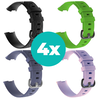 Strap-it Siliconen bandjes geschikt voor Fitbit Charge 4 bandje - Bundel van 4 bandjes - Sport bandje Geschikt voor Fitbit Charge 3 bandje - Set bandjes 4x Zwart - Grijsblauw - Lila - Groen - Maat M/L (Large) Strap-it Siliconen bandjes geschikt voor Fitbit Charge 4 bandje - Bundel van 4 bandjes - Sport bandje Geschikt voor Fitbit Charge 3 bandje - Set bandjes 4x Zwart - Grijsblauw - Lila - Groen - Maat M/L (Large)