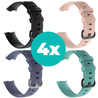 Strap-it Siliconen bandjes geschikt voor Fitbit Charge 4 bandje - Bundel van 4 bandjes - Sport bandje Geschikt voor Fitbit Charge 3 bandje - Set bandjes 4x Zwart - Grijsblauw - Aqua - Lichtroze - Maat M/L (Large) Strap-it Siliconen bandjes geschikt voor Fitbit Charge 4 bandje - Bundel van 4 bandjes - Sport bandje Geschikt voor Fitbit Charge 3 bandje - Set bandjes 4x Zwart - Grijsblauw - Aqua - Lichtroze - Maat M/L (Large)