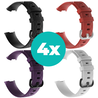 Strap-it Siliconen bandjes geschikt voor Fitbit Charge 4 bandje - Bundel van 4 bandjes - Sport bandje Geschikt voor Fitbit Charge 3 bandje - Set bandjes 4x Zwart - Paars - Wit - Rood - Maat M/L (Large) Strap-it Siliconen bandjes geschikt voor Fitbit Charge 4 bandje - Bundel van 4 bandjes - Sport bandje Geschikt voor Fitbit Charge 3 bandje - Set bandjes 4x Zwart - Paars - Wit - Rood - Maat M/L (Large)