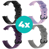 Strap-it Zwart - Paars - Grijs - Lila Charge 4 / 3 bundel - Maat M/L