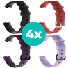 Strap-it Siliconen bandjes geschikt voor Fitbit Charge 4 bandje - Bundel van 4 bandjes - Sport bandje Geschikt voor Fitbit Charge 3 bandje - Set bandjes 4x Zwart - Paars - Lila - Rood - Maat M/L (Large) Strap-it Siliconen bandjes geschikt voor Fitbit Charge 4 bandje - Bundel van 4 bandjes - Sport bandje Geschikt voor Fitbit Charge 3 bandje - Set bandjes 4x Zwart - Paars - Lila - Rood - Maat M/L (Large)