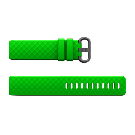 Strap-it Siliconen bandjes geschikt voor Fitbit Charge 4 bandje - Bundel van 4 bandjes - Sport bandje Geschikt voor Fitbit Charge 3 bandje - Set bandjes 4x Grijsblauw - Lila - Wit - Groen - Maat S/M (Small)