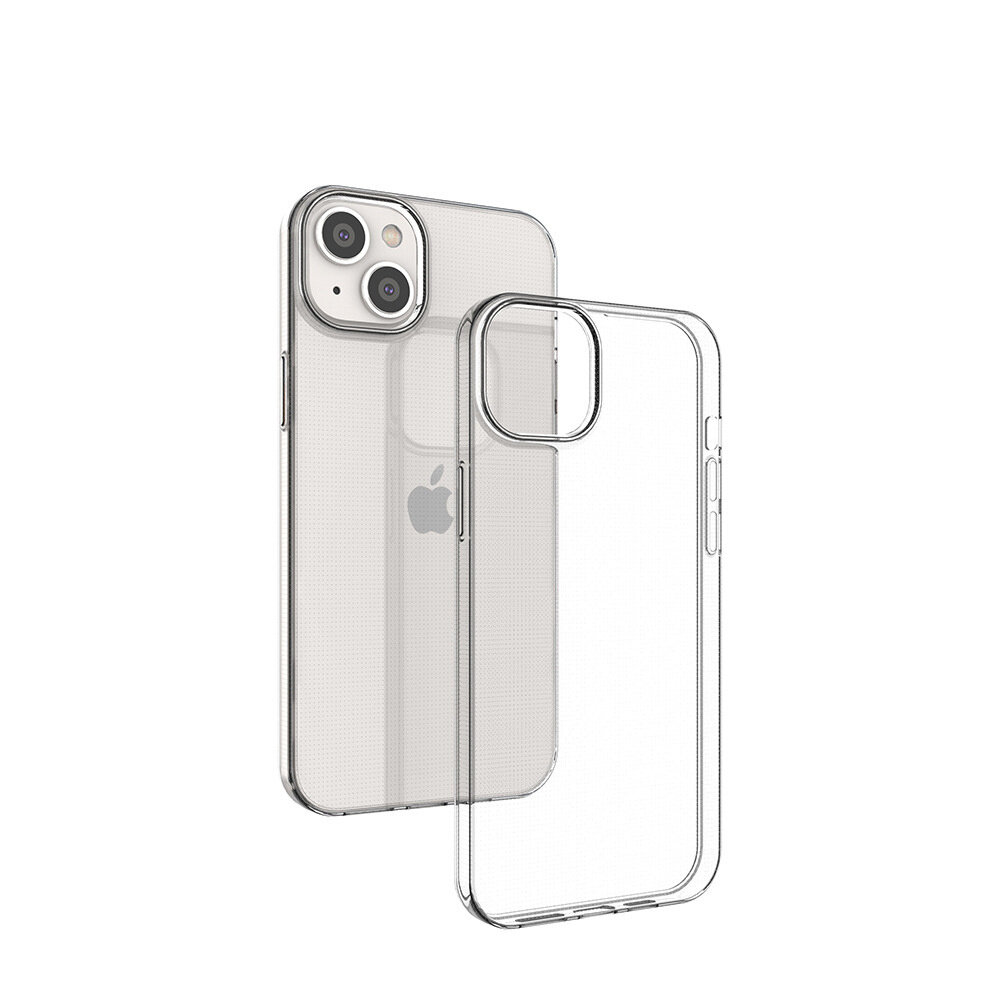Ceezs Ceezs geschikt voor iPhone 14 Plus ultra thin siliconen hoesje (transparant) + ShieldCase screenprotector - beschermglas iPhone bescherming - iPhone case bescherm hoesje + Screenprotector