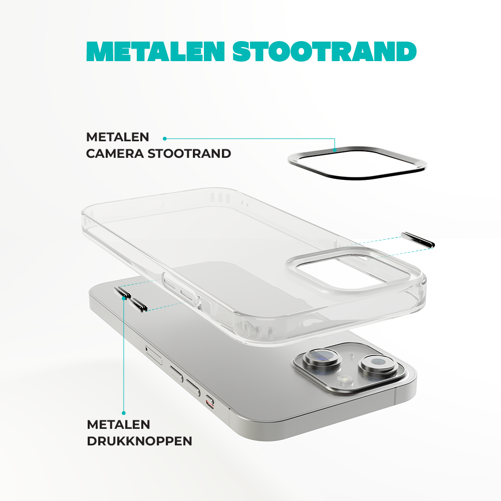 Coverzs Coverzs geschikt voor iPhone 14 hard case met metalen camera bumper (zwart) + ShieldCase screenprotector - beschermglas iPhone bescherming - iPhone case bescherm hoesje + Screenprotector Coverzs Coverzs geschikt voor iPhone 14 hard case met metalen camera bumper (zwart) + ShieldCase screenprotector - beschermglas iPhone bescherming - iPhone case bescherm hoesje + Screenprotector